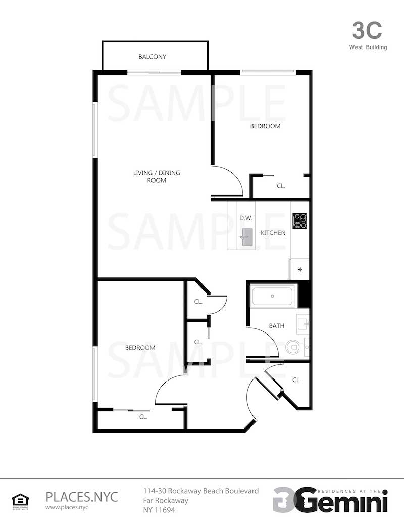 2 Bedrooms Bedrooms, ,1 BathroomBathrooms,Apartment,For Rent,1001